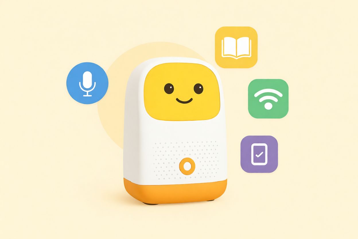 Smart speaker on desk